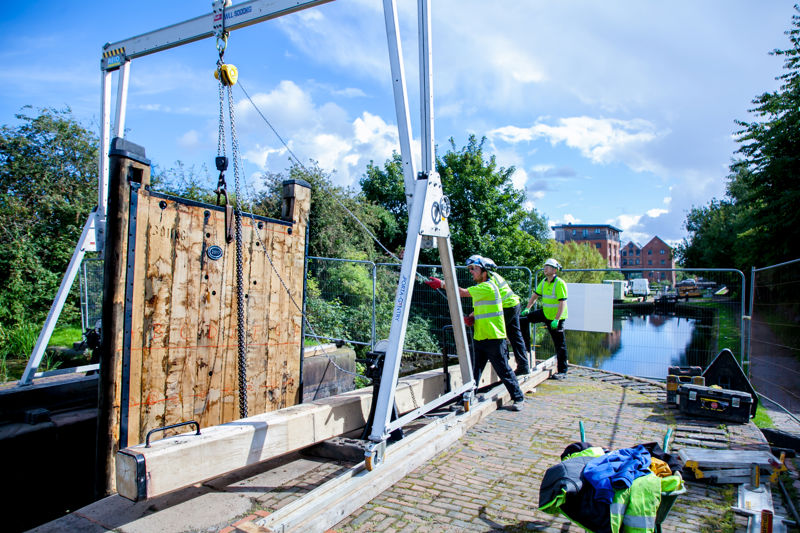Canal & River Trust Walsall Lock Replacement.